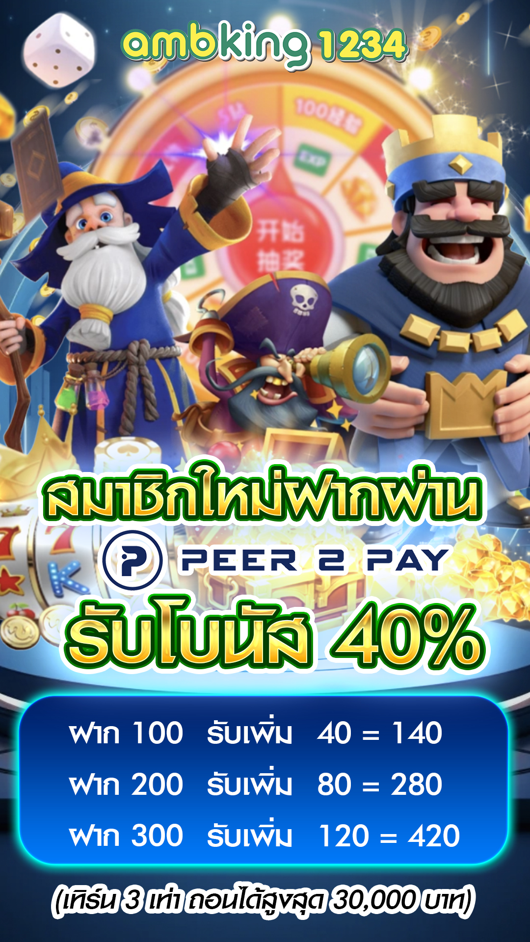 เว็บเกมสล็อต pg - แบนเนอร์โปรโมชั่น