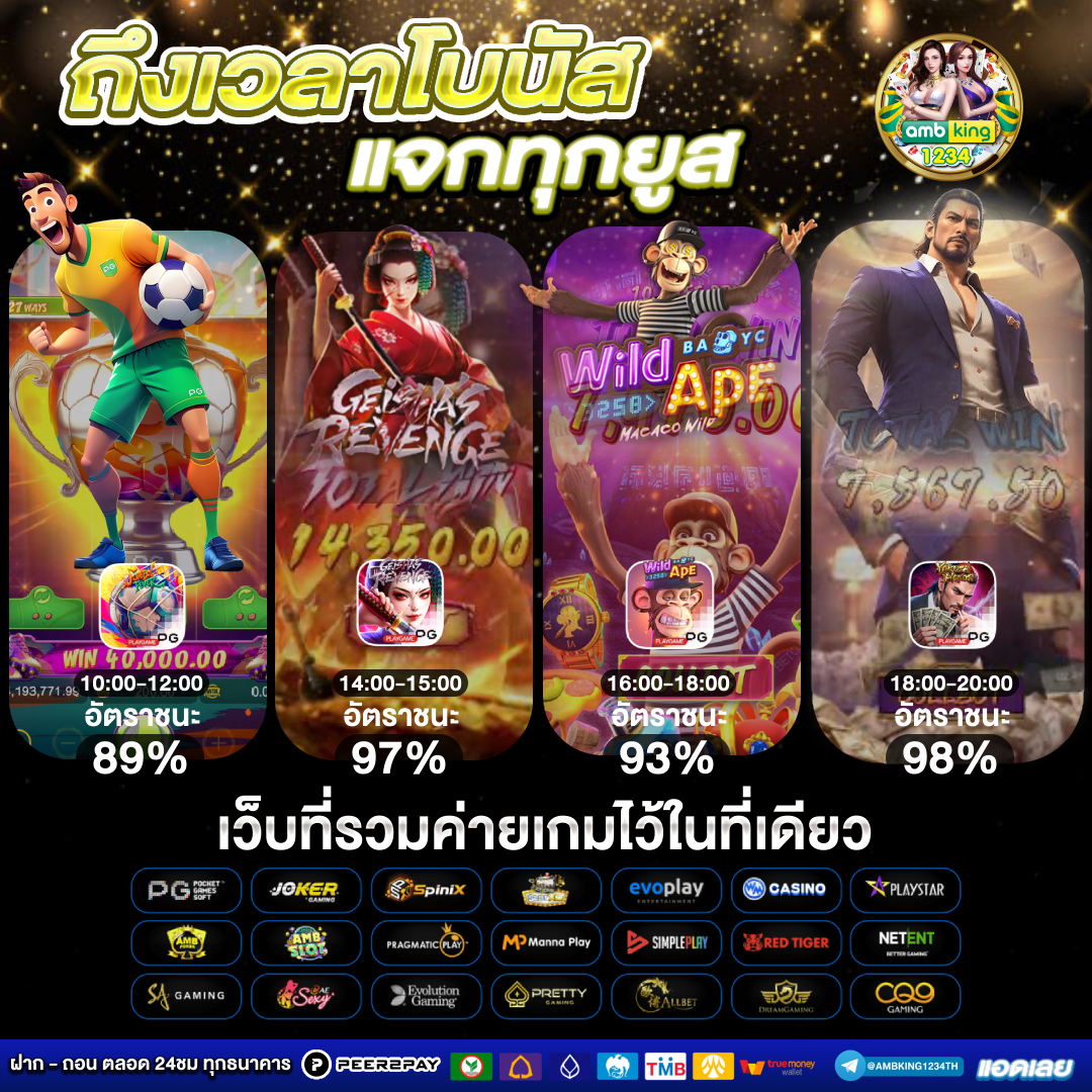เกมสล็อต - แบนเนอร์โปรโมชั่น